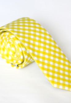 Colonel Mustard Necktie by Skinny Tie Madness