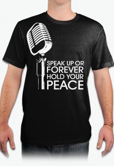 Speak Up Organic Tee by Henry James
