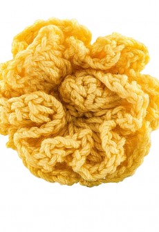 Yellow Flower Lapel Pin by Sebastian Cruz